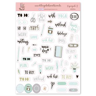 Organizada II - Adesivos - A5