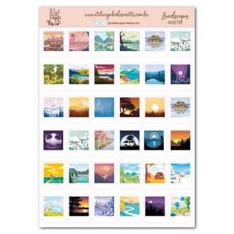 Landscapes - Adesivos - A5