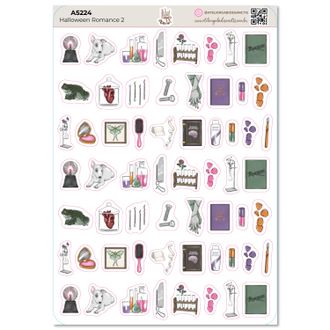 Halloween Romance 2 - Adesivos - A5