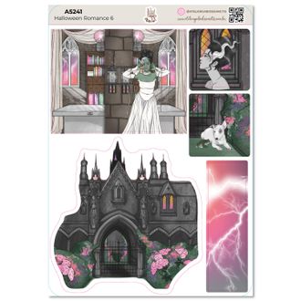 Halloween Romance 6 - Adesivos - A5