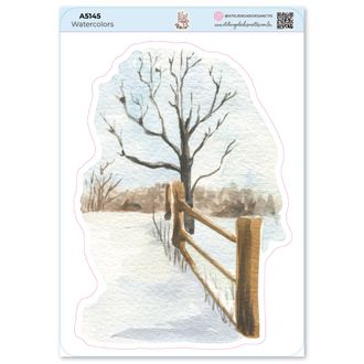 Watercolors - Adesivos - A5 35