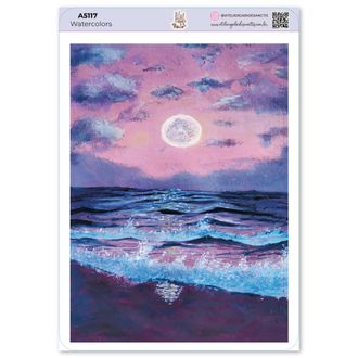 Watercolors - Adesivos - A5 16