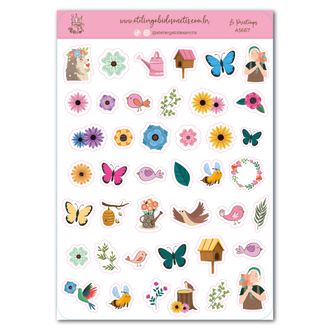 Les Printemps - Adesivos - A5