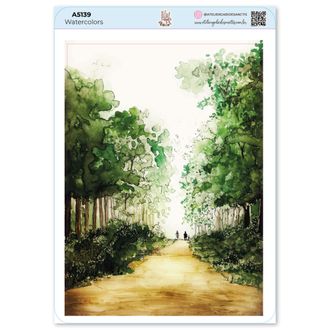 Watercolors - Adesivos - A5 31