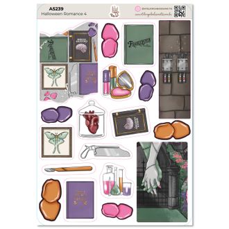 Halloween Romance 4 - Adesivos - A5