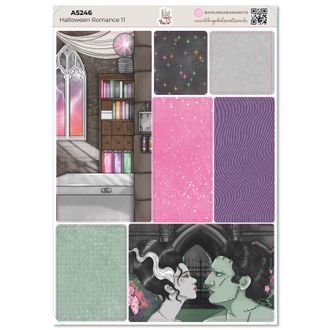 Halloween Romance 11 - Adesivos - A5