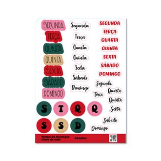 Adesivos - Tempo de Morangos 1 - A6