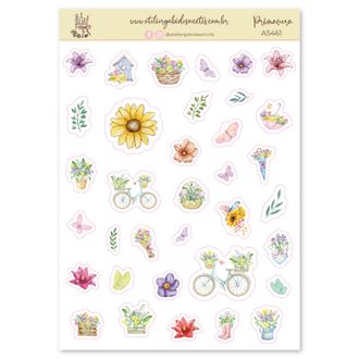Primavera - Adesivos - A5
