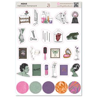 Halloween Romance 8 - Adesivos - A5