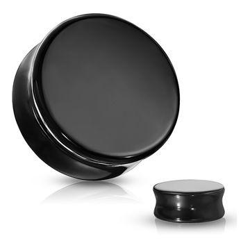 Plug Pedra Obsidiana Negra