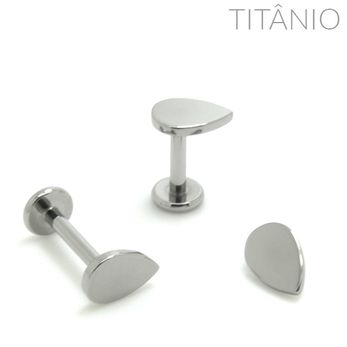Labret Gota Titânio