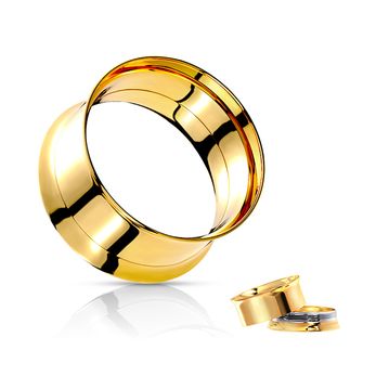 Túnel Aço Rosca Interna Dourado
