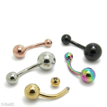 Piercing Umbigo Aço Cirúrgico