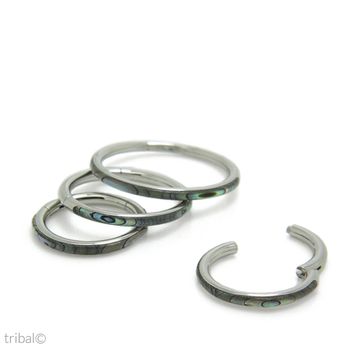 Anel Segmentado Articulado Com Abalone