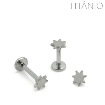 Labret Sol Titânio