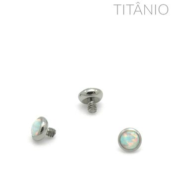 Topo Disco Flat Opala Titânio