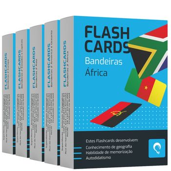 Flashcards de Bandeiras - Kit