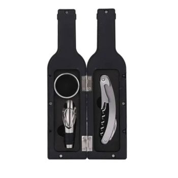 Kit Sommelier Compacto de 3 peças - Garrafa pequena