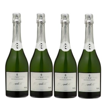 Kit com 4x Santini Espumante Branco Moscatel