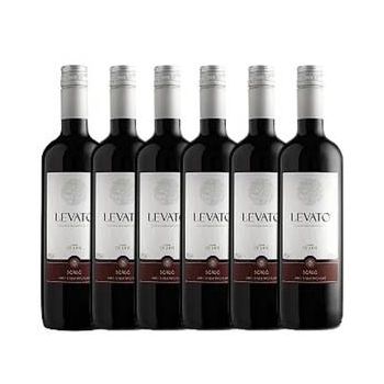 Kit com 6x Ulian Vinho Tinto de Mesa Suave Levato Clássico