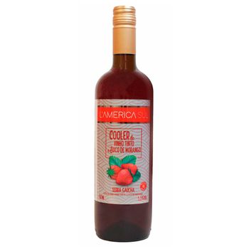 Santini Cooler de Vinho Tinto e Suco de Morango