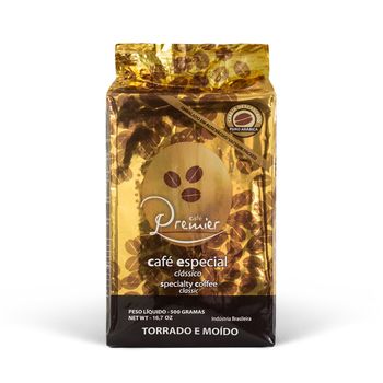 Café Premier Especial 500g em Pó à Vácuo – 100% Arábica, Torra Média, Café Gourmet
