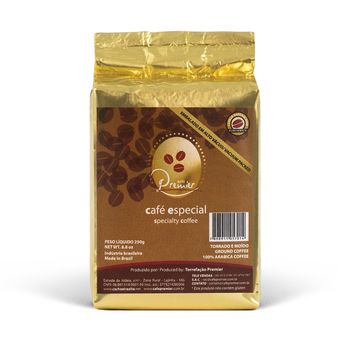 Café Premier Especial 250g em Pó à Vácuo – 100% Arábica, Torra Média, Café Gourmet