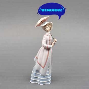 Dama com sombrinha Lladró