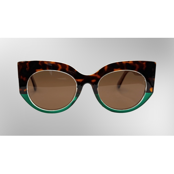 ÓCULOS DE SOL TRIBECA ANIMAL PRINT/VERDE