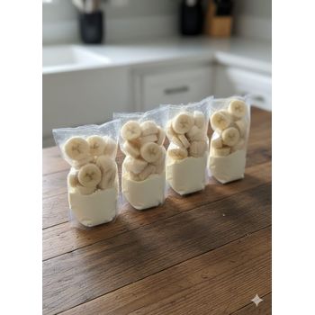 Banana e Leite em pó desnatado. - 170 Gramas