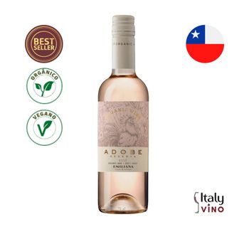 VINHO EMILIANA ADOBE RESERVA ROSE 375ML