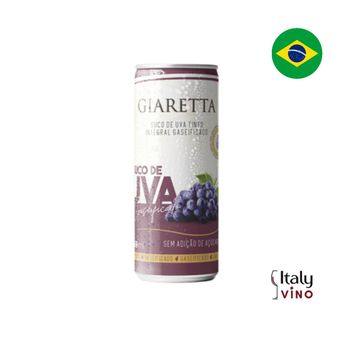 SUCO DE UVA TINTO INTEGRAL GASEIFICADO EM LATA  269 ML