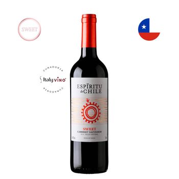 VINHO ESPÍRITU DE CHILE SWEET CABERNET SAUVIGNON 750ML