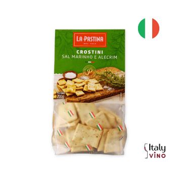 CROSTINI COM SAL MARINHO E ALECRIM 200G
