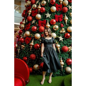 Vestido Valentina Preto
