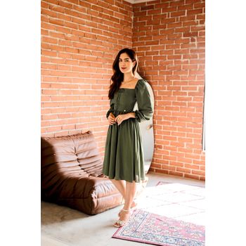 Vestido Helena Verde 