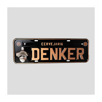 Placa automotiva Denker