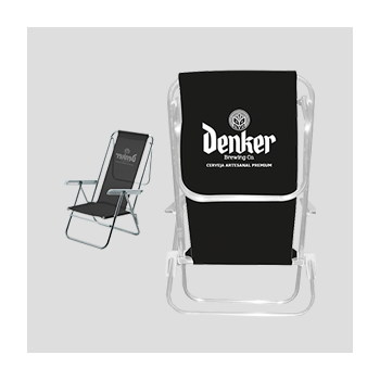 Cadeira de praia Denker Reclinável