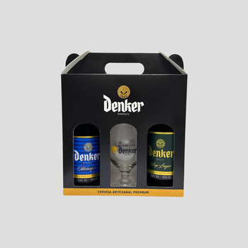 Kit 1 Oktoberfest 600ml + 1 taça Dublin + 1 Hop Lager 600ml 