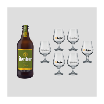 Kit 6 taças Dublin + 1 Ipa 600ml