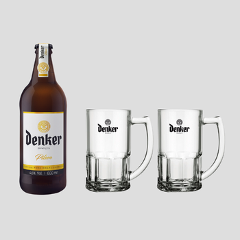 Kit 2 Canecas Bistrol + 1 Pilsen 600ml