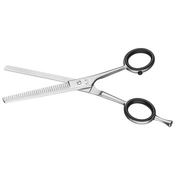 TESOURA PARA CABELO 5,5" FIO DESBASTE PROFESSIONAL - TESOURA DE AÇO INOX