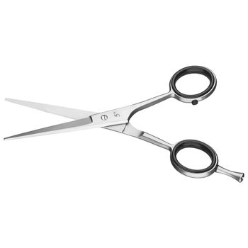 TESOURA PARA CABELO 5" FIO NAVALHA (LISO) PROFESSIONAL - TESOURA DE AÇO INOX