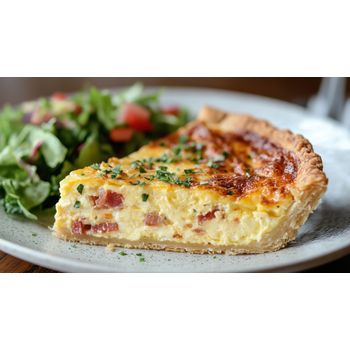 Quiche cebola caramelizada + queijo