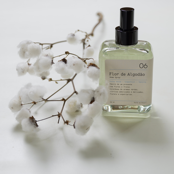 home spray flor de algodão