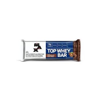 TOP WHEY BAR CHOCOLATE COM AVELÃ UNIDADE 41gr