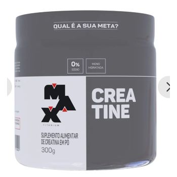 CREATINA MAX TITANIUM 300G NATURAL