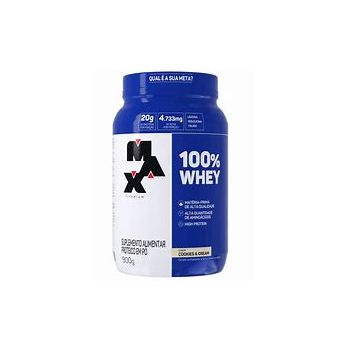 100% Whey Pote 900G - Max Titanium Cookies & Cream