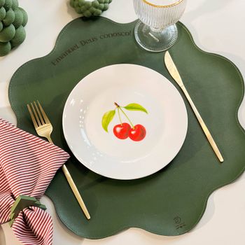 Americano em Couro Ecológico Verde - Coleção Emanuel