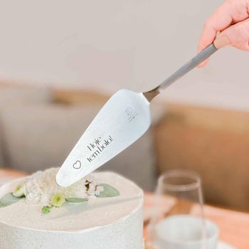 Espátula para Bolo de Aço Inox -  Hoje Tem Bolo